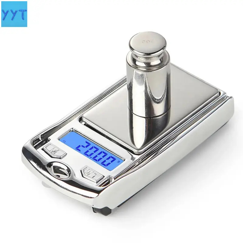 YYT1 Small electronic scale, digital pocket scale, Multi Function Scale, precision with tray, weigh small foods, jewelry, ounces, grains, LCD display, peeling function, Weighing Scale, Grams Scale