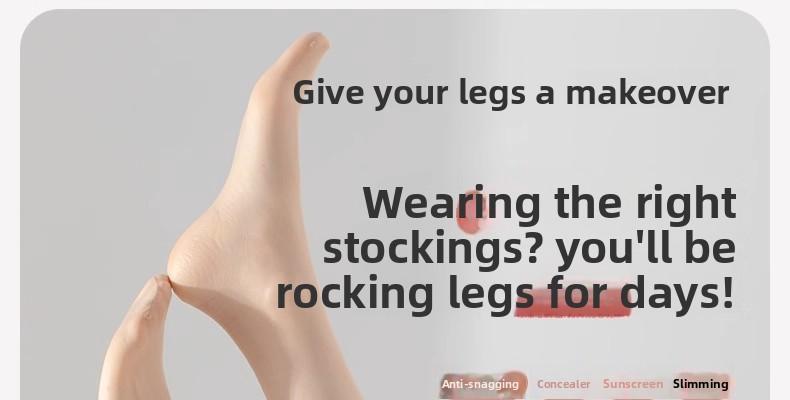 (White Swan Series ‌ ) Women's Ultra-Thin, Snag-Resistant, Nude-Colored Pineapple-Textured Tights, Bare-Leg Illusion, 0D Sheer Pantyhose, Non-Slip Waistband, for Spring and Summer