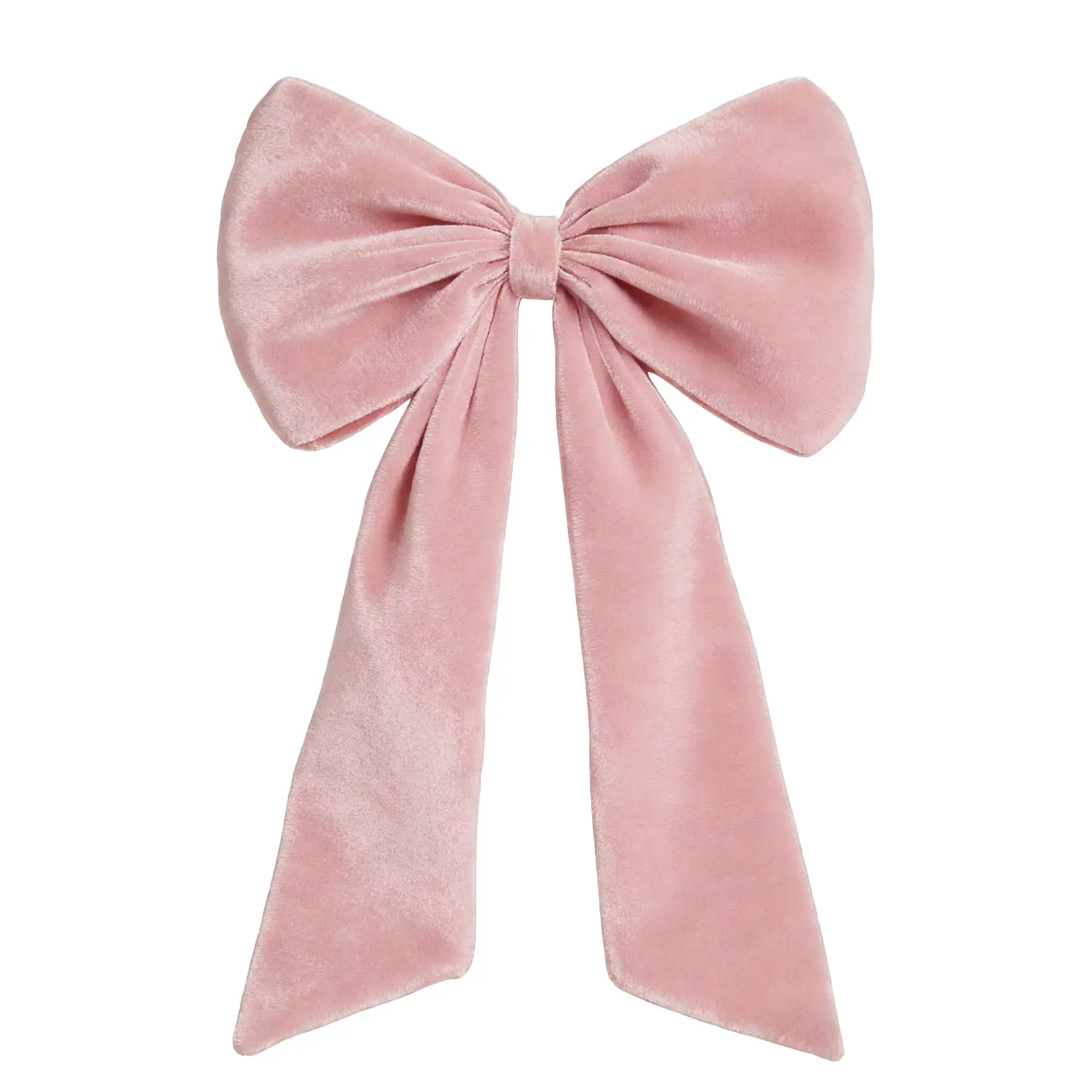40×24in Preformed Giant Soft Fabric Wall Bow, Reusable Oversized Decor Bow for Bedroom Nursery Wedding Party Backdrop Decor