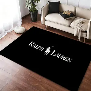 Ralph Lauren Floor Mat Flannel Rug-Ultra Soft Water Absorbent Hypoallergenic Machine Washable | HD Custom Print Non-Slip Floor Mat for Bathroom Kitchen Bedroom