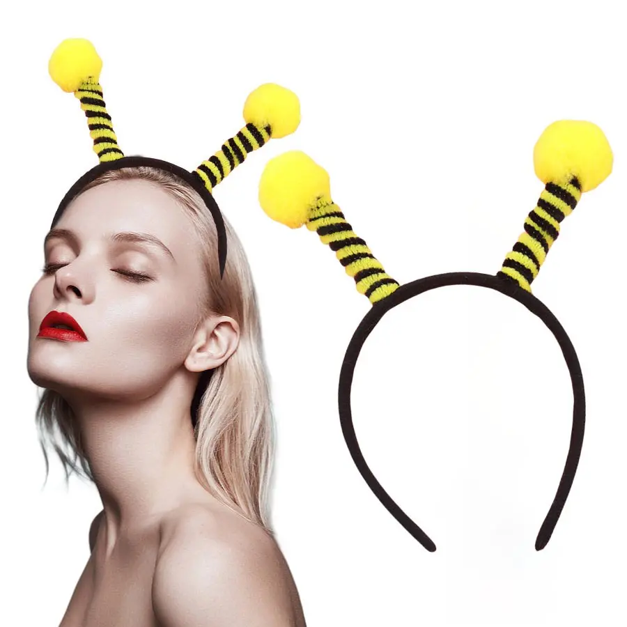 1pcs Bee Cosplay Hairband, Adult Party Accessory, Fun Cute Headband for Halloween, Birthday, Role Play, Performance Events