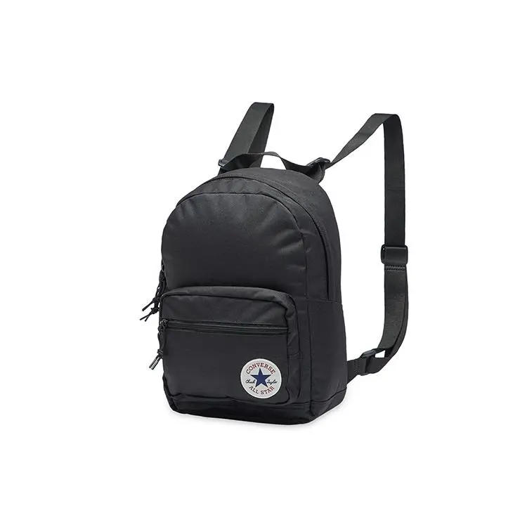 Converse GO LO Backpack for Men and Women – Sporty Polyester Dual-Use Bag in Black