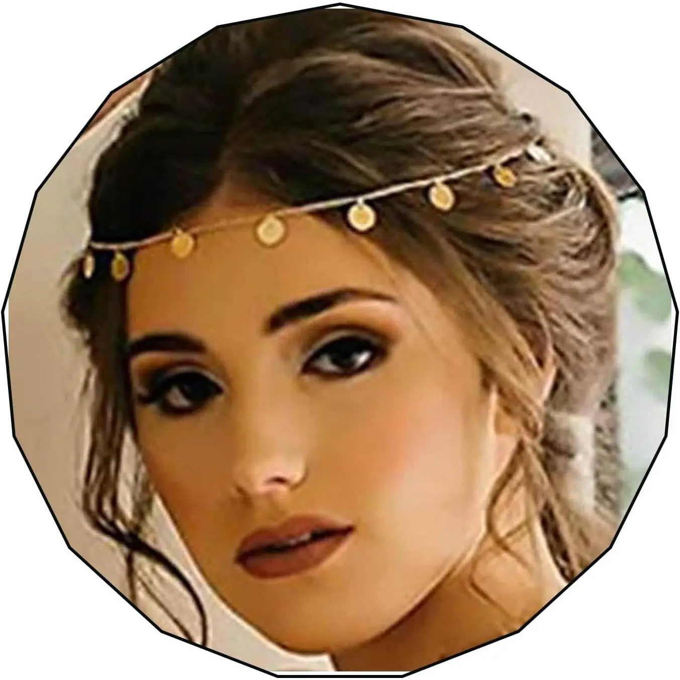 Dreamyn    Chain  Sequins Hair  Halloween Cosume Hair Chain  for Women