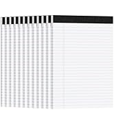3pcs Legal Pads 8.5 x 11, Notepads 8.5 x 11 College Ruled Notebook, Writing Pads of Paper,Yellow Note Pads, Memo Pad Papers Perforate Legal Notepads Narrow Ruled Line,30 Sheets/Pack