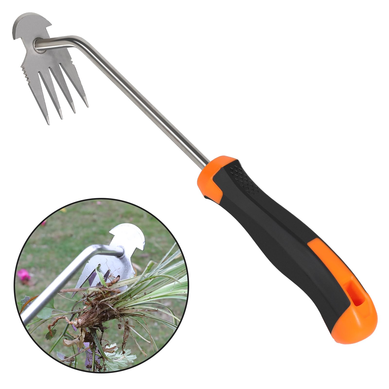 Garden Weeder Tool, Portable Garden Weeder Tool, Hand Weed Puller Tool, Hand Weeder Puller for Vegetable Gardening Backyard Farm Planting