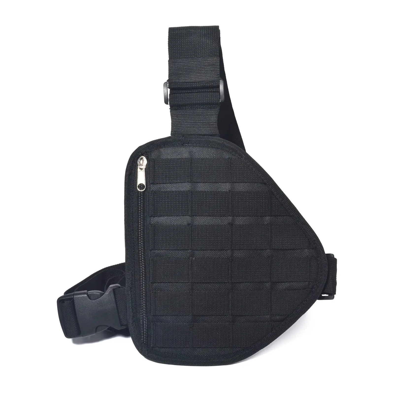 Tactical Chest Rig Molle Vest Holster with Insert Pouch Adjustable Shoulder Strap for Outdoor Hunting Shooting Hiking Waist Packs Waist Bags Multifunctional Chest Bag