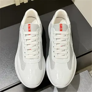 Plus-size 2026 autumn breathable patent leather sports sneakers for men and women, couple style, trendy