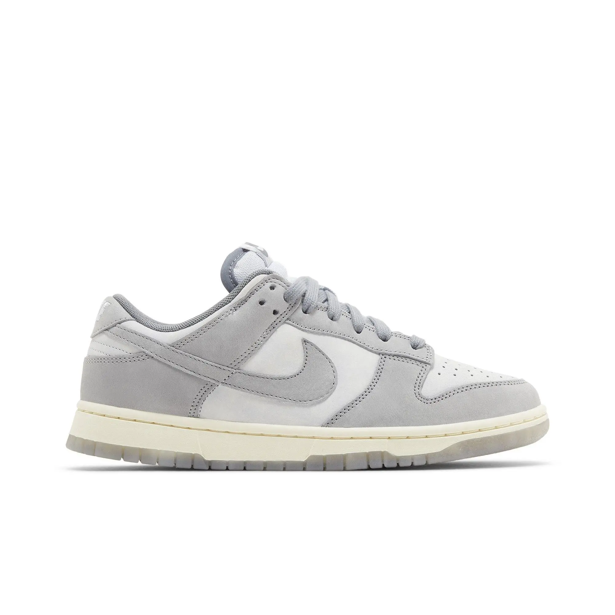 Nike Women's Dunk Low 'Cool Grey' Casual Sneakers - Football Grey/Coconut Milk Skateboarding Shoes, Style Code FV1167-001 (Multi-Size)