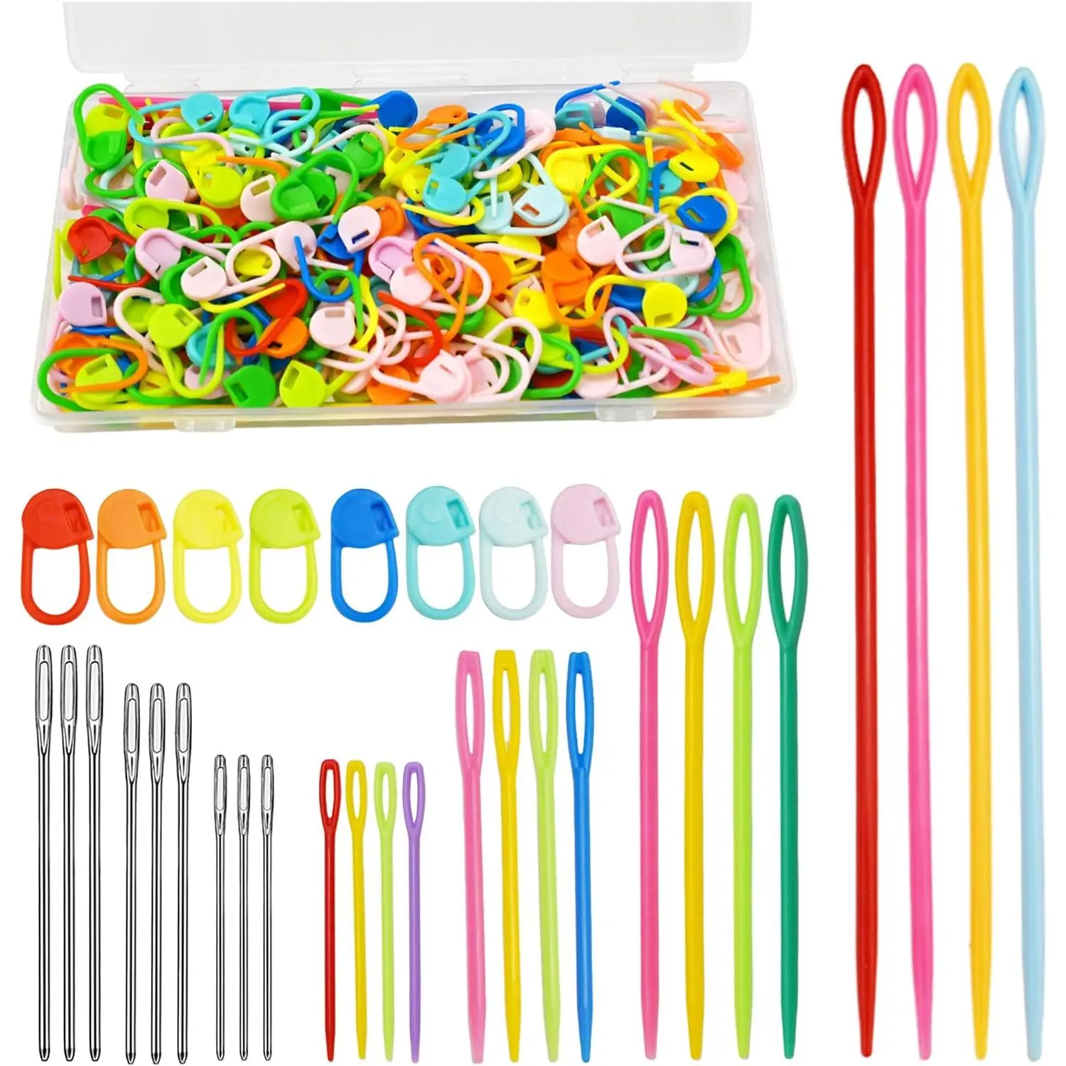 229 count Yarn  Set, Crochet Kit for Knitting Sewing Weaving |  Darning Tapestry  with  Markers for Crocheting,  Knitting Accessories & Crochet Supplies