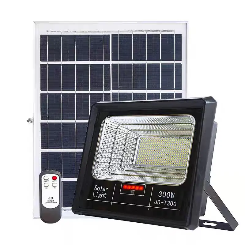 300w Solar Light Outdoor Automatic On/off, 15000mah Ip65 Waterproof, Remote Control, Security Lighting for Walls, Porches, Sheds