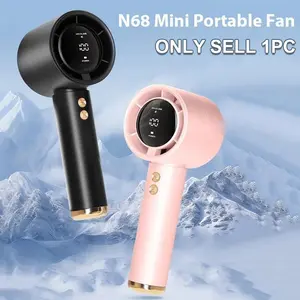 Mini High-Speed Handheld Fan, Portable Pocket Size, USB Rechargeable, Home Desktop Small Fan, Compact and Lightweight Design, Portable Cordless Fan
