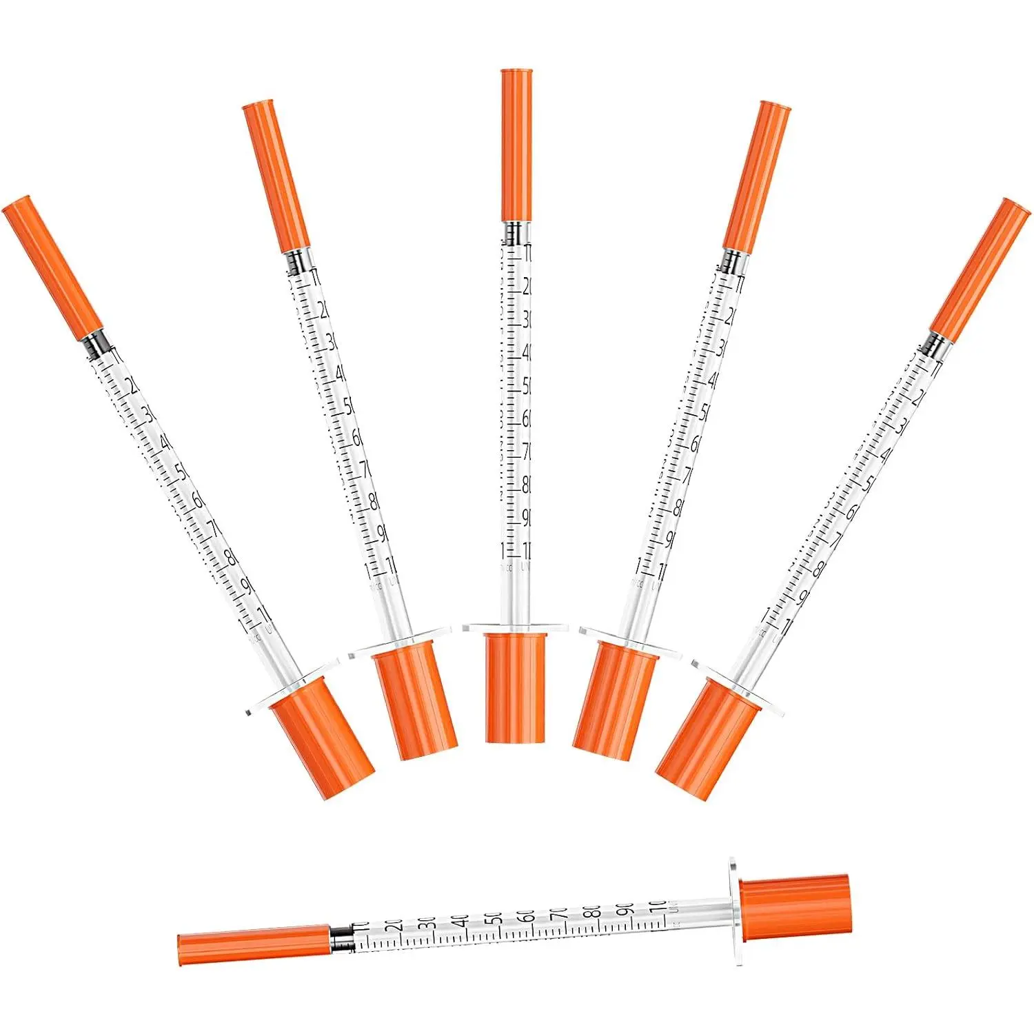 1ml/cc 30G 1/2" 13mm Syringe, Disposable Individual Package, Pack of 20