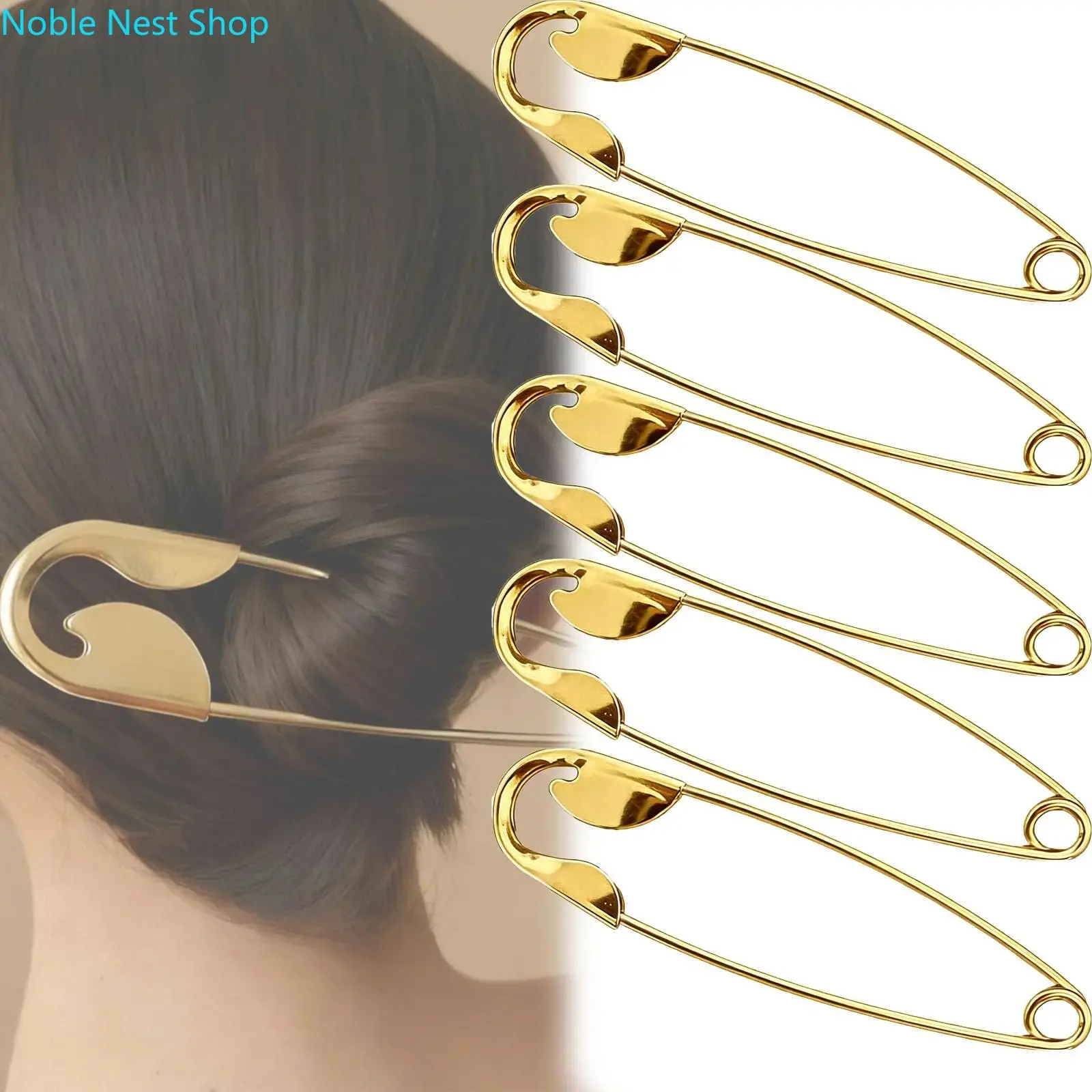 Monarch Mega Safety Hair Clips, Ultra Strong Hold Anti-Slip Secure Grip for Sports Daily Wear Women