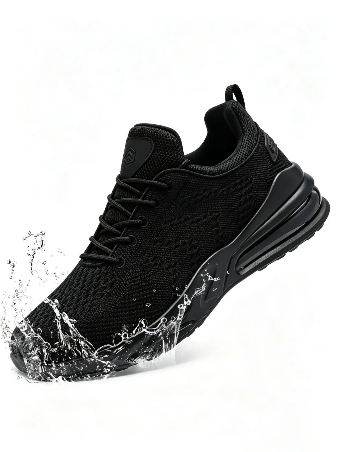 Men's Walking Mesh Sneakers, Oil-Resistant Anti-Slip Lightweight Safety Work Rubber Shoes, Ideal for Kitchen Catering Service