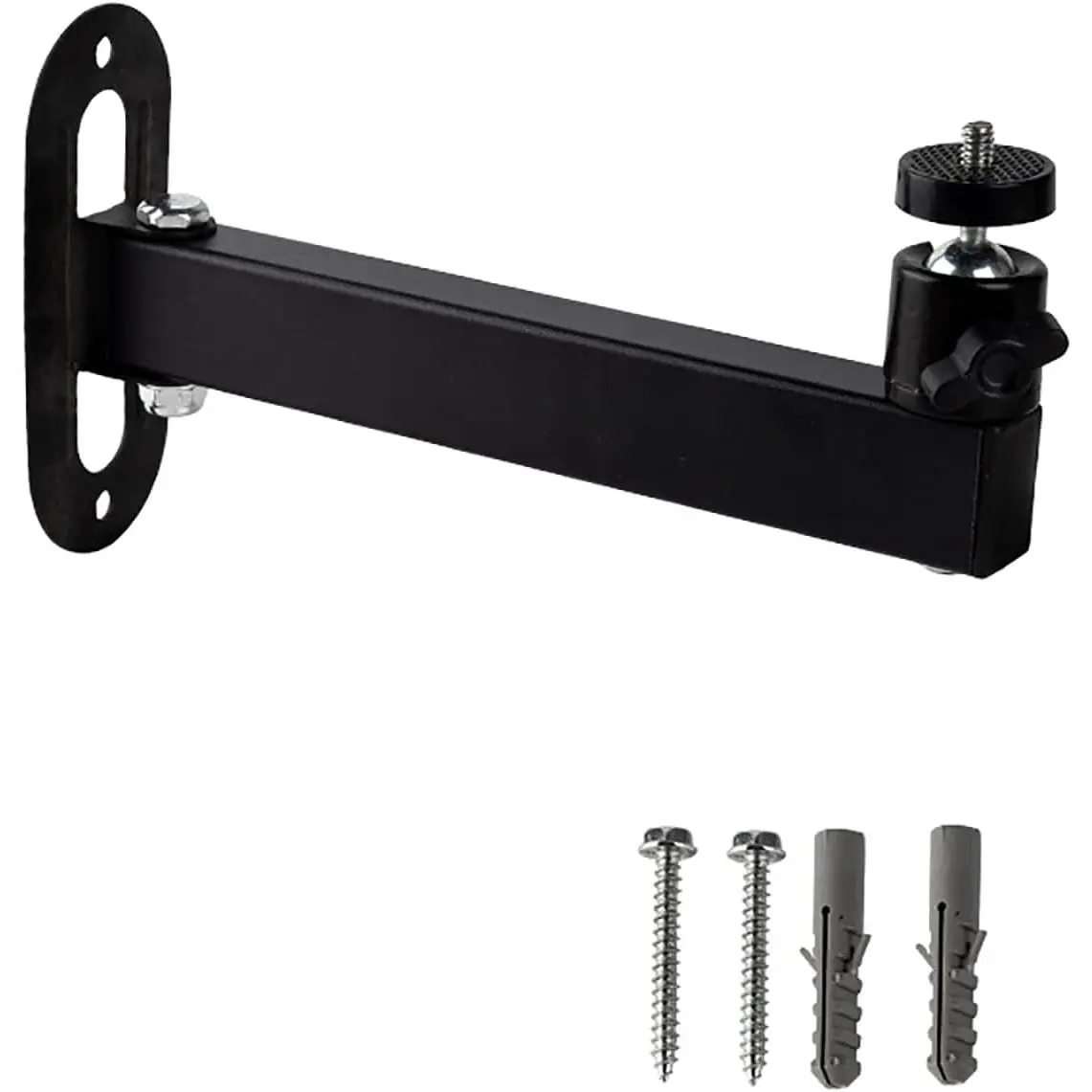 Foldable Projector Wall Mount  Ceiling Wall Projector Mount Stand Projectors Bracket,1/4" Screw Size (Wall Mount) (8.46in)