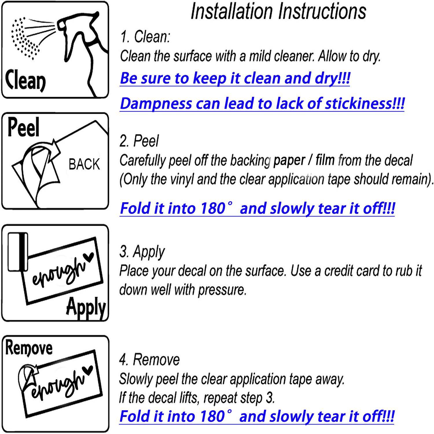 Vinyl Decal for Car,4 Counts Set I Love You Drive Safe Car Mirror Decal,Car Rearview Mirror Sticker,Universal Car Accessory.