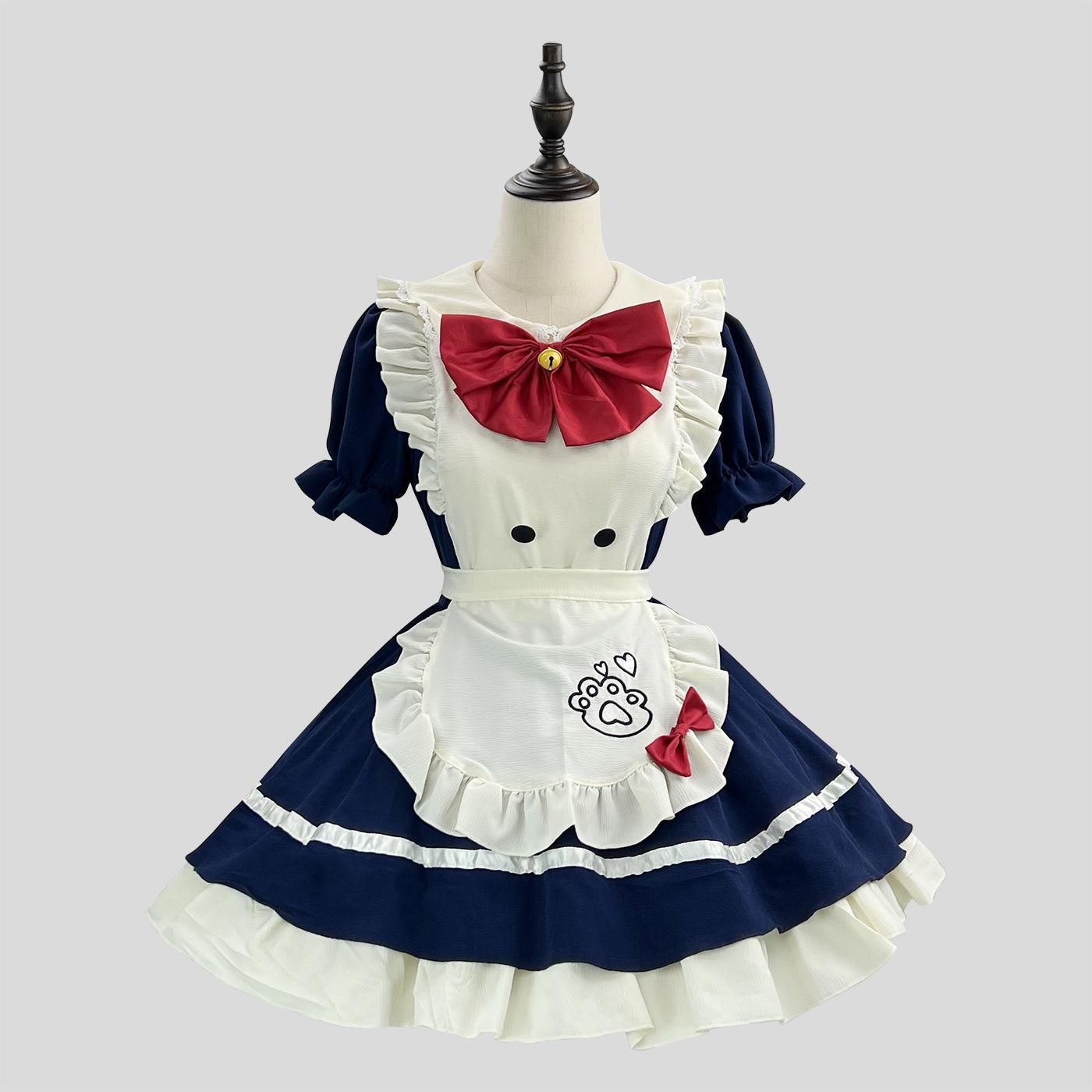 Cat Lolita Maid Dress Costumes Cosplay New Cute for Cat Girls Woman Waitress Maid Party Stage Costume size S-5XL Anime  DRESSES