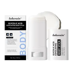 Glycolic Acid Exfoliating Body Stick, Moisturizing, Hydrating, Non-Rinsing, Non-Greasy, Solid Form, Single Item, No Alcohol or Aerosol