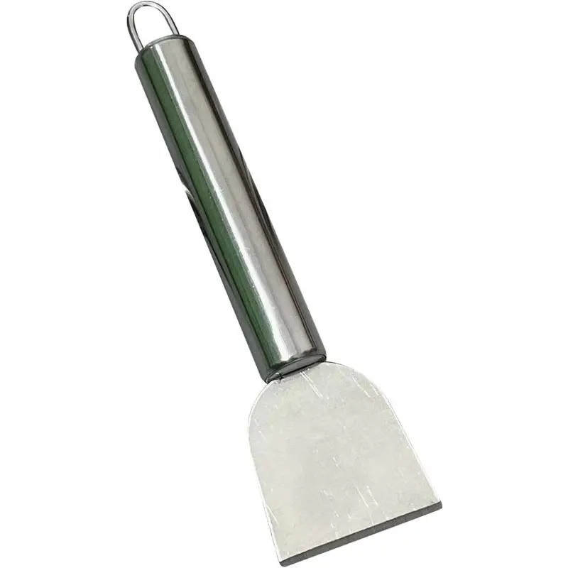 Stainless Steel Cleaning Scraper, Multi-Functional Metal Kitchenware Tool for Kitchen, Bathroom, Home Use, Durable and Versatile, Single Handle