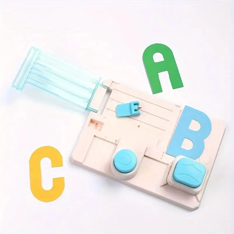Small Manual Letter Embossing Machine, DIY 26 Letters Maker, Card Paper Decor Kit, Includes Embossing Guide Book, Perfect for DIY Cards, Holiday Greetings, Scrapbooking