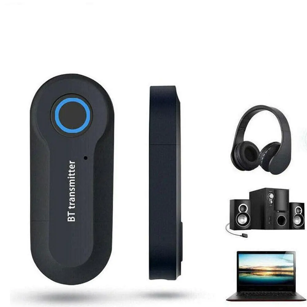 Bluetooth 3.5mm Audio Transmitter / Receiver Adapter for Airpods or Headphones, for TV, Car Stereo, MP3 Headset Microphone