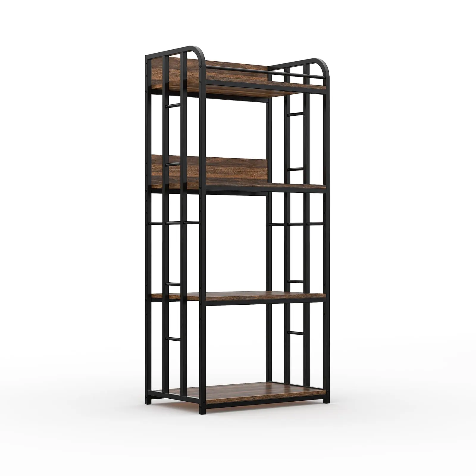 Garvee 4-Tier Baker's Rack, Freestanding Kitchen Storage Shelf with Built-in Power Outlets