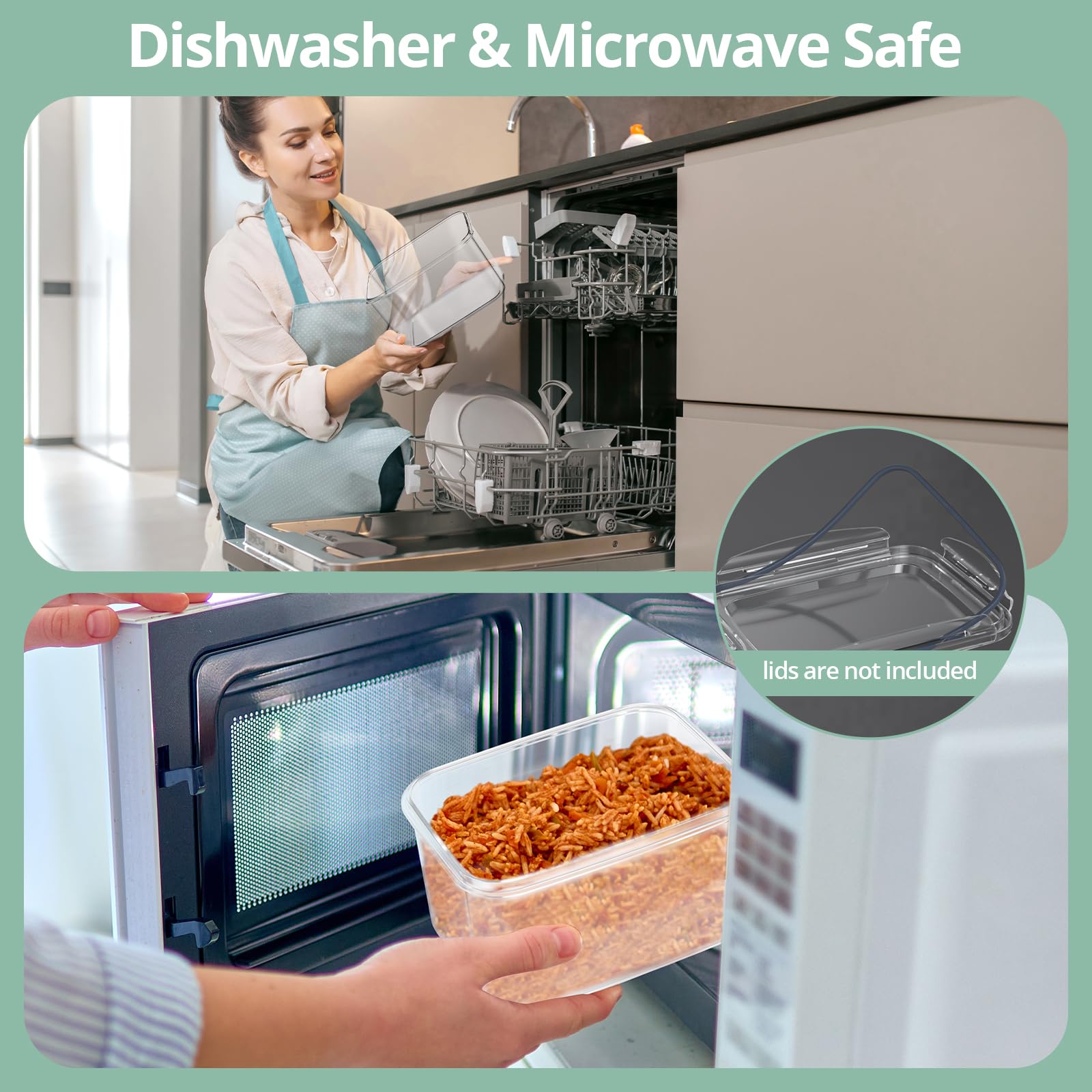 8 Pack Large Fruit Containers for Fridge - Leakproof Food Storage Containers with Removable Colander - Dishwasher & microwave safe Produce Containers Keep Fruits, Vegetables, Berry, Meat Fresh longer