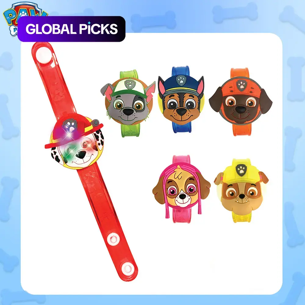 Paw Patrol Official Glow Wristband, 3 Light Modes, Perfect for Parties, Outdoors, Holidays, Ideal Collectible Gift for Kids & Fans #GLOBAL PICKS