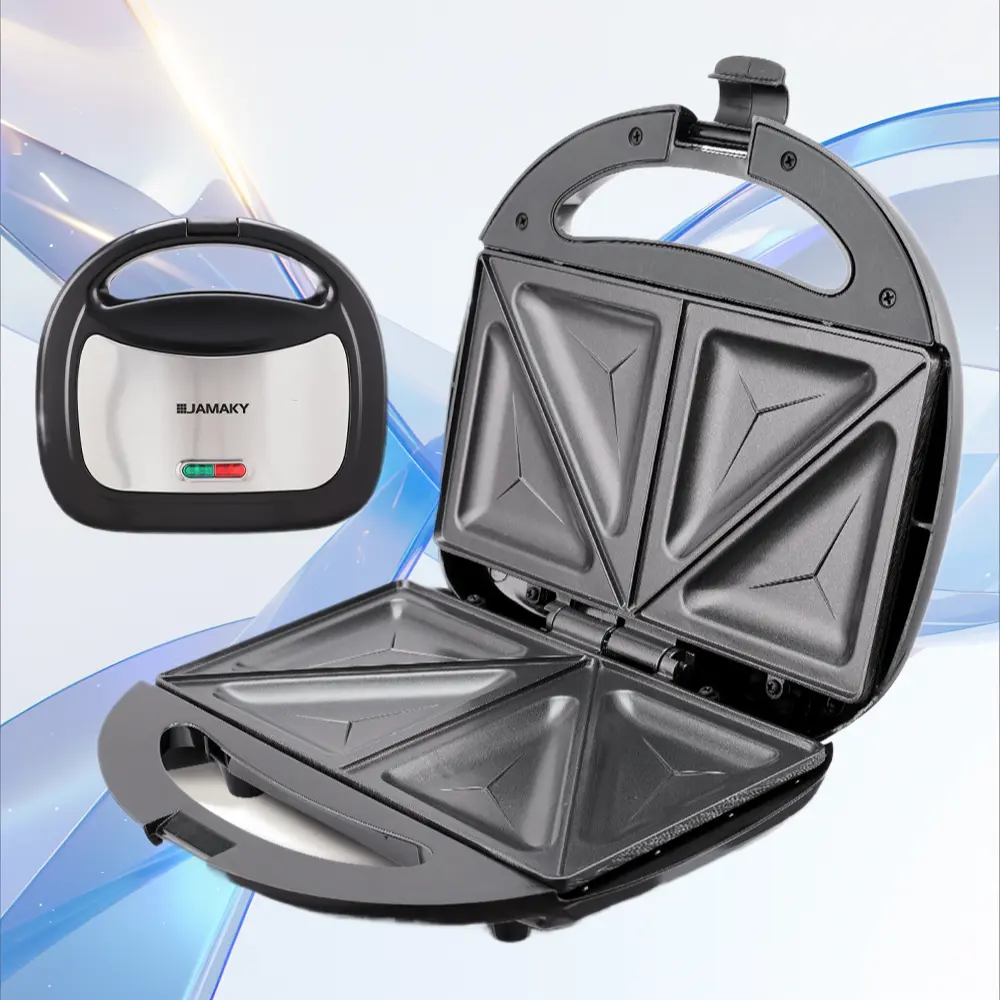 Household Compact Multifunctional Breakfast Sandwich Maker with Three-Dimensional Heating for Toast and Healthy Light Meals