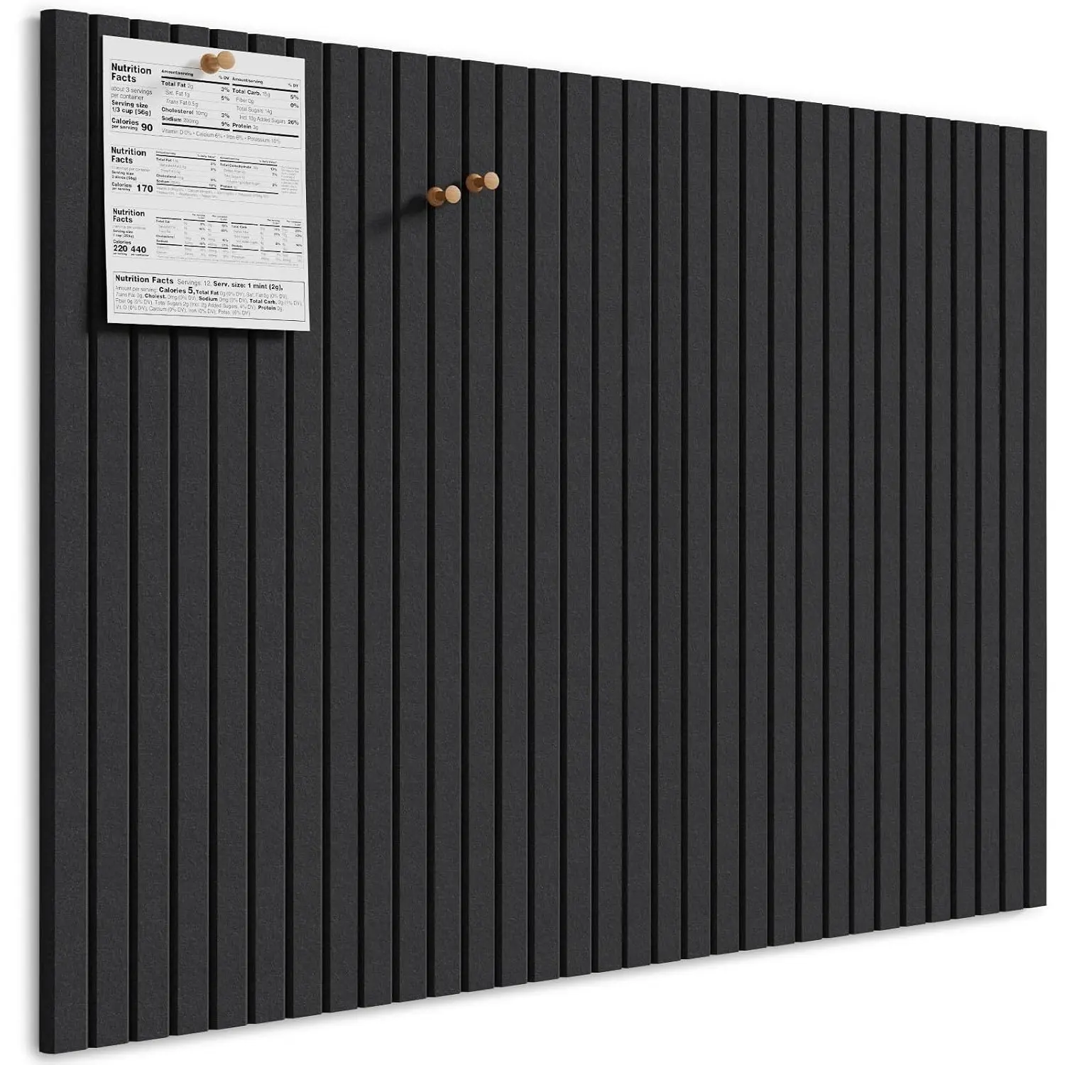 12-Pack Thick Felt Bulletin Board - 48x36in Lightweight Minimalist Full Size Push Pin Wall Organizer, Safe Push Pins, for Home Offices Wall Display & Office Decor