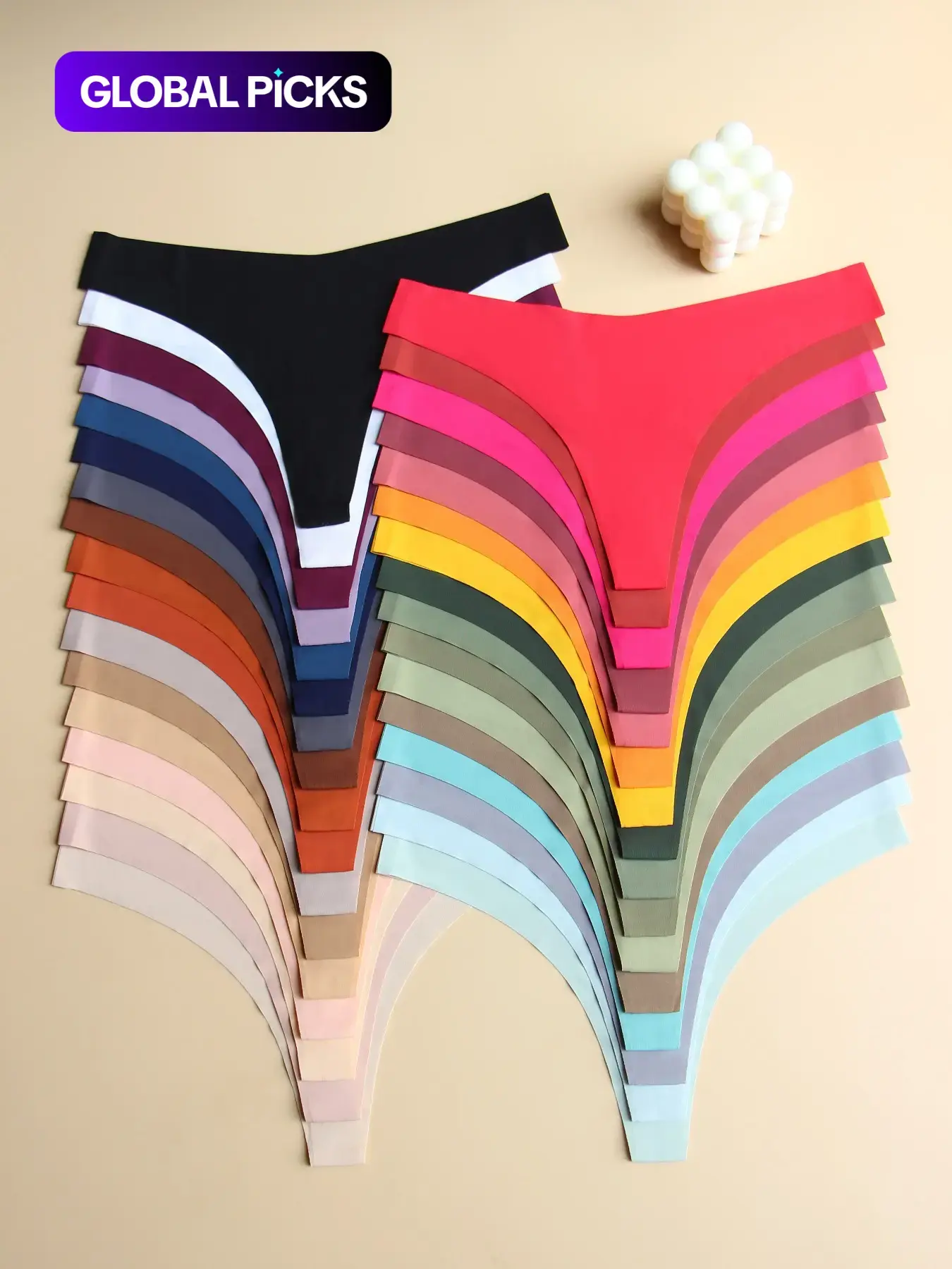 Women's Solid Color V-shaped Waist Thong, Breathable Comfortable Seamless Panty for Daily Wear, Women's Underwear for All Seasons, Women Underwear, Thongs, Undergarments, Underwear for Women, Fitted Seamless Panties, Nylon, Medium
