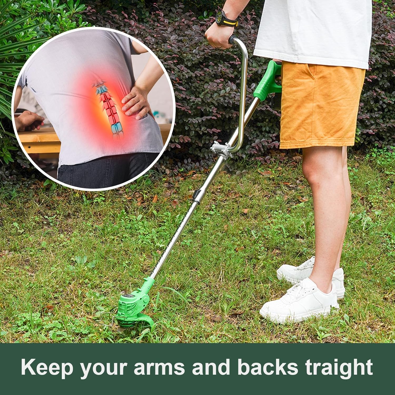 Grass Trimmer Handle, Aluminum Trimmer Handle with Bracket Clip Feature, Multifunctional Garden Trimmer Handle, Power Tool Accessories, Aluminum Construction Grass Trimmer Handle, Aluminum Trimmer Handle with Bracket Clip Feature, Multifunctional Garden Trimmer Handle, Power Tool Accessories, Aluminum Construction