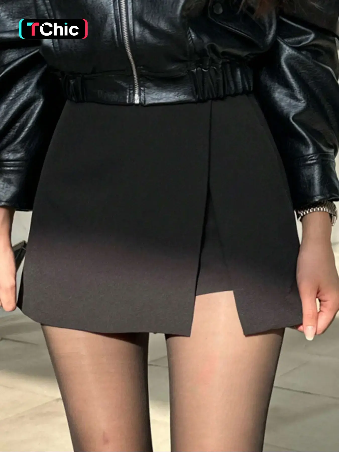 Women's Solid Pantskirt, Fashion Casual Pantskirt for Daily Outdoor Wear, Women Bottoms for Summer, Skirts With Shorts Underneath, Casual Skort
