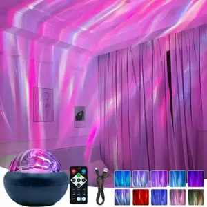Aesthetic Aurora Projection Lamp, Minimalist Ufo Night Light, Home Desk Decor, Romantic Gift for Kids Room, High-Profile Design
