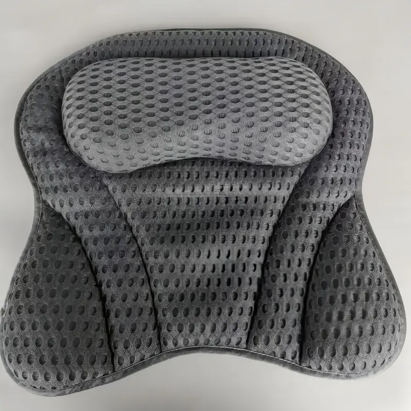 Multifunctional Bath Tub Headrest, Soft Breathable with Suction Cup, Ideal for Home Bathroom, Hotel, Beauty Salon, Bathroom Accessories