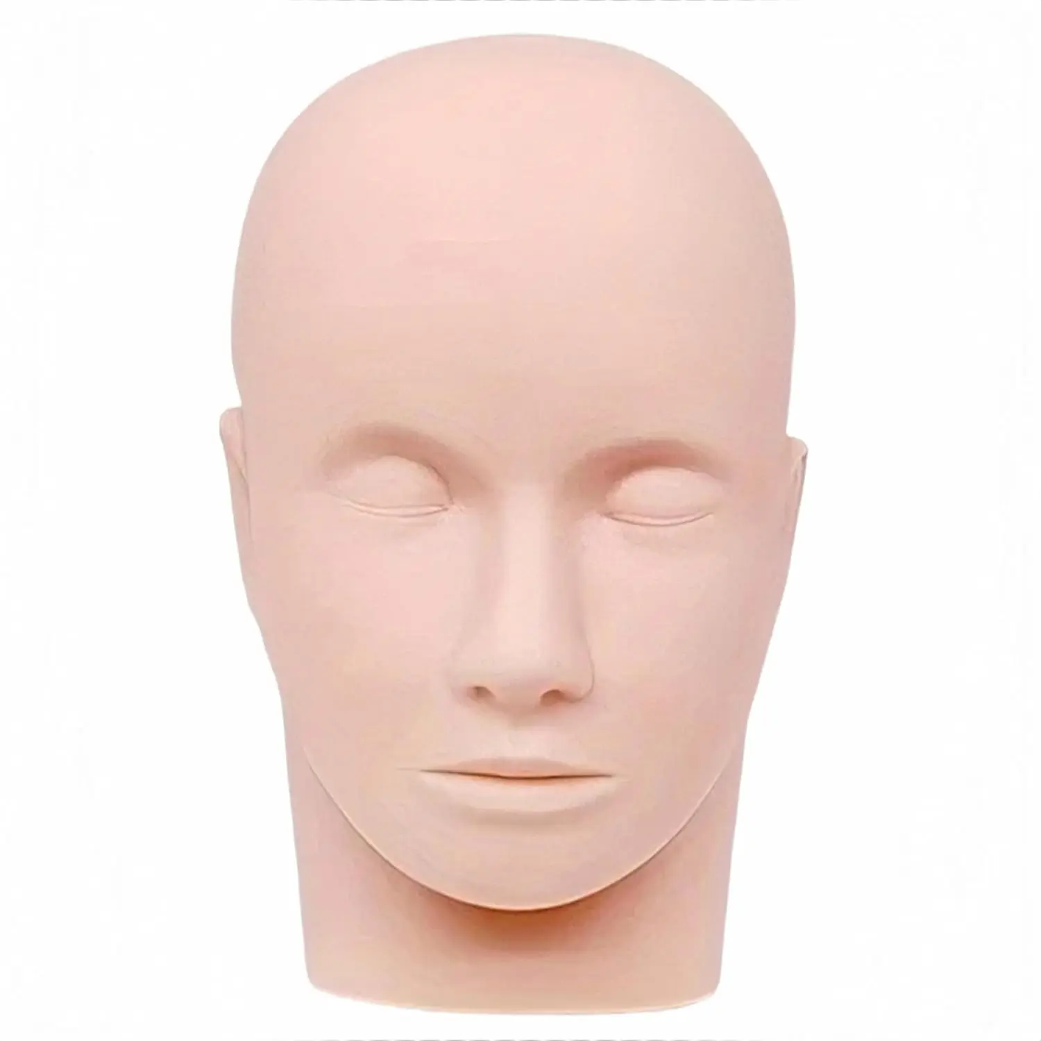 Mannequin Head Face for Makeup Practice, Facial Mannequin Head | Lash Mannequin Head, Facial Head for Makeup, Silicone, Easy to Remove Makeup, Cosmetology Mannequin Head Touch Soft