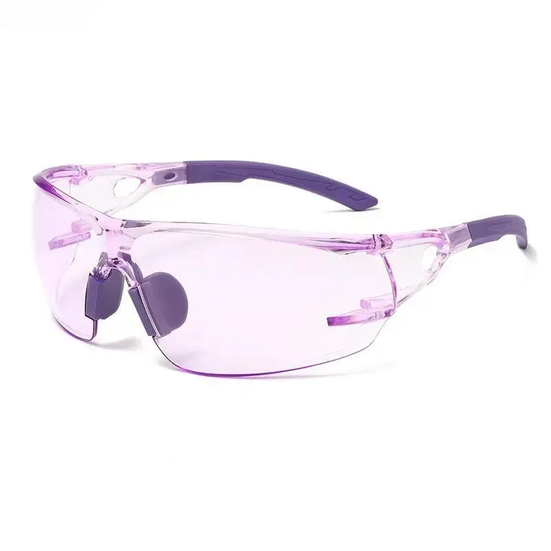 Fashion Flat Lens Safety Glasses, Clear Transparent Anti-Scratch Protective Eyewear For Men & Women, Versatile Glasses For Household & Outdoor Activities 【Summervibes】