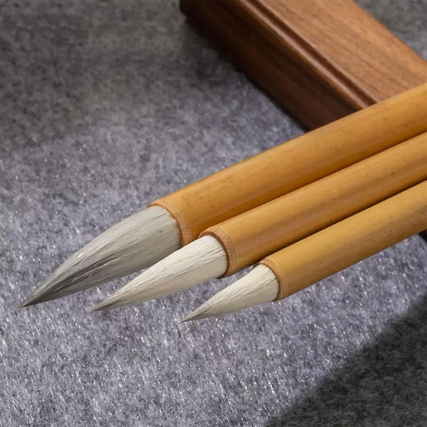 Chinese Calligraphy Brush Set for Writing, Drawing, Ink Brushes, Japanese Kanji Sumi Brush Pen 3pcs