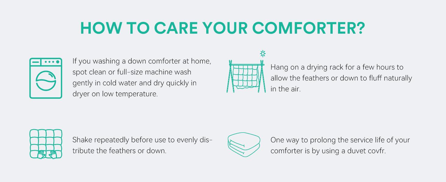 【Three Geese Feather Down Pinch Pleat duvet 】All seasons Fluffy and breathable Goose Down and feather - 100% Cotton Outer, King Size, Extra Fluffy White Duvet Insert,Ethically Sourced,Machine Washable,OEKO-TEX certified-TikTokShopStockUp