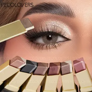 6pcs/set Pearlescent Eyeshadow Stick Dual-Tone Waterproof Lasting Gradient Shimmer Eyeshadow Eye Makeup Perfect Valentine's Day Mother's Day Gift for Women