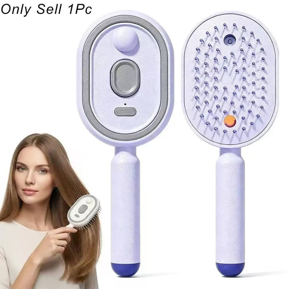 New Automatic Spray Massage Comb, Hair Care, Anti-Tangle, Volumizing, Electric Massage Comb, Hair Detangling Comb, Ideal for Holiday Gifts