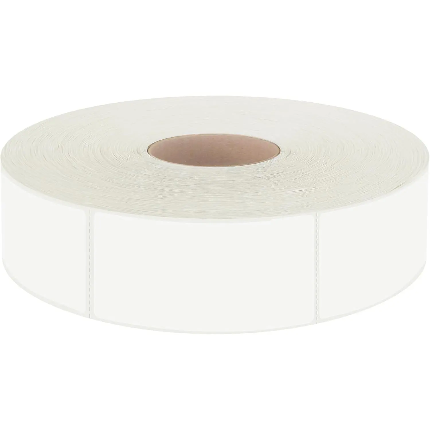 600 count White Rectangular Stickers, Blank Write  Labels Self-Adhesive Stickers Roll White Name Tags with Permanent Adhesive for File Folders Office School Supplies(1.54” x 0.74”)