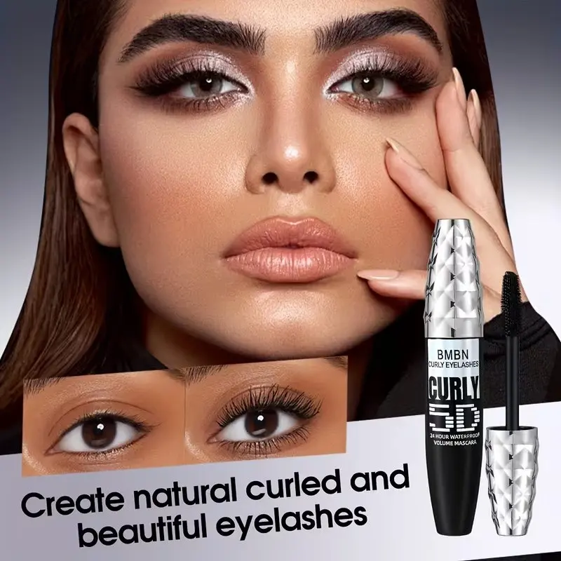 2PCS 5D Luxury Mascara, Volumizing mascara, Voluminous lengthening mascara, featuring light luxury texture, creates enchanting eye makeup. Enhances eyelash curl, easily lengthens lash lines, provides voluminous lashes for dense, glossy black look