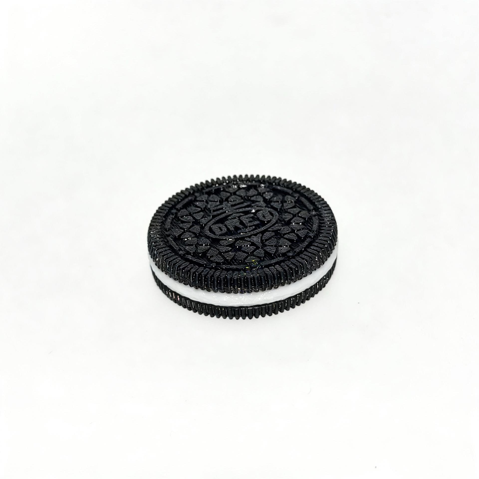 Creative Stress-Relief Fingertip Toy 3D Printed Simulation Oreo Rotating Sound Biscuit Desktop Fun Trendy Decorative Item home relief toy Gear Sensory Hypnotic