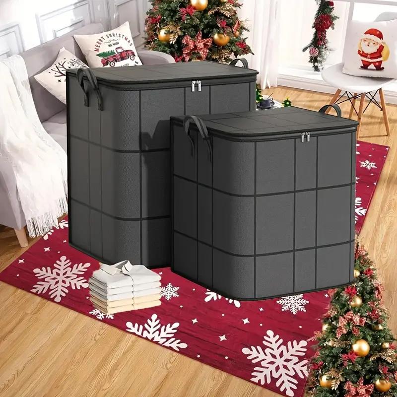 Large-Capacity Foldable Storage Bags for Clothes and Quilts - Durable and Dustproof, for Home, Dorm and Seasonal Storage