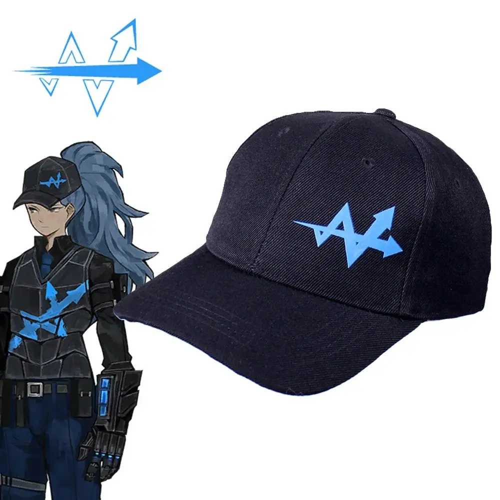 Game Library of Ruina WARP Kwak Gyumi Cosplay Cotton Baseball Cap, Unisex 58cm Adjustable-Fit Casual Hip Hop Sun Accessory, A
