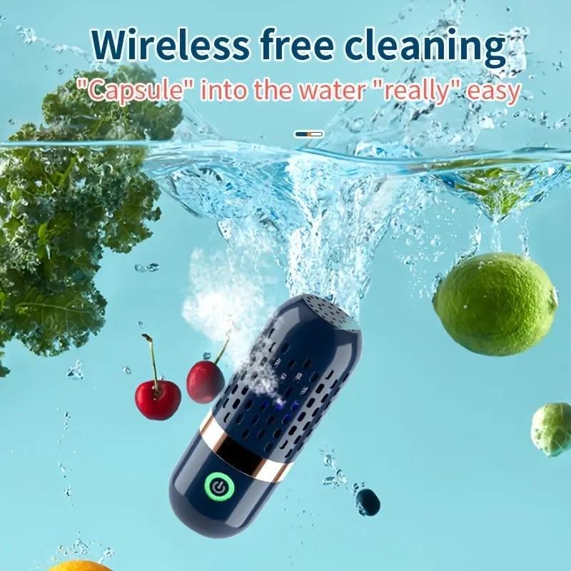 Fruit Washing Machine, Wireless Automatic Vegetable Cleaner, Vegetable Washing Machine, Fruit Cleaner Device, Wireless Food Purifier Appliance, Gifts