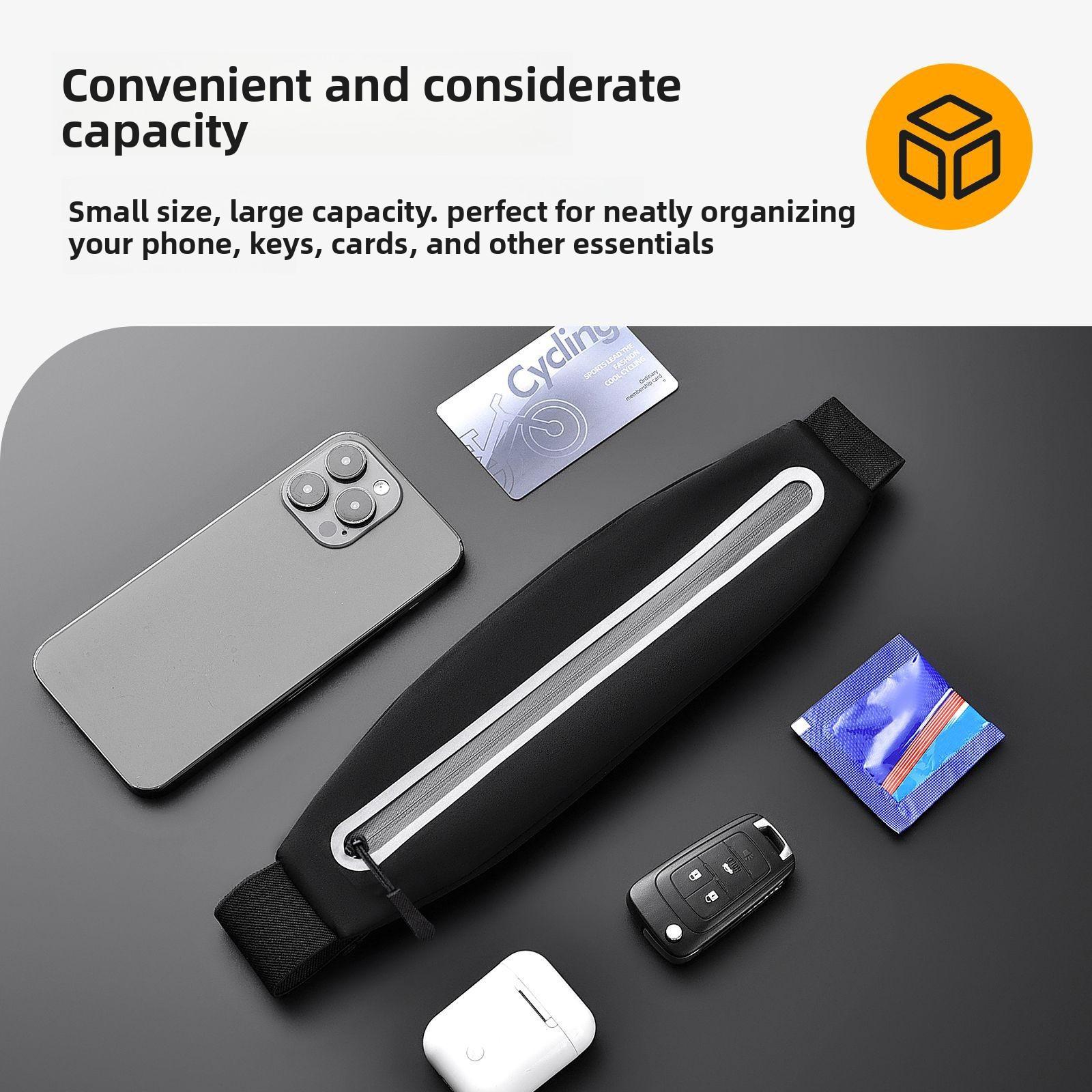 Outdoor sports   Multifunctional running Mobile phone bag Riding Ultra-thin men's and women's fitness waterproof belt