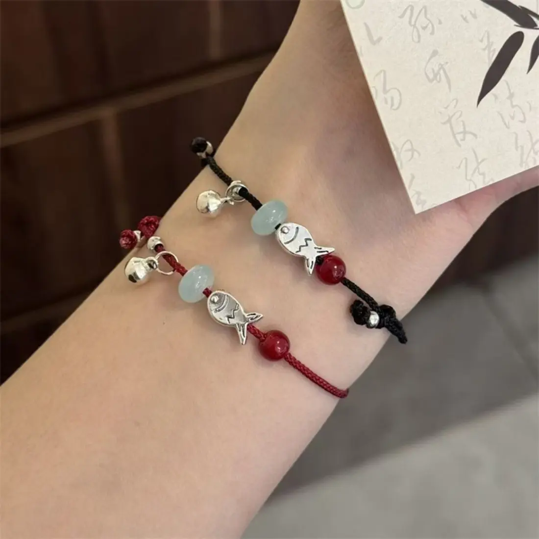 Handwoven Cord Bracelet with Simple Charm Bells, Minimalist Black Rope Boho Jewelry for Women & Men, Adjustable for Daily Wear & Festivals, Rope Chain, Leather Cord, Artisan Cord