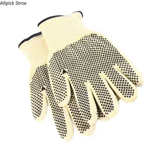 2-Pack 932°F Heat Resistant BBQ Grill Gloves – Fireproof Silicone Oven Mitts with Aramid Fiber Protection for Grilling, Baking & Cooking